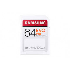 Samsung EVO Plus MB-SC64H - Flash memory card - 64 GB - UHS-I U1 / Class10 - SDXC UHS-I
